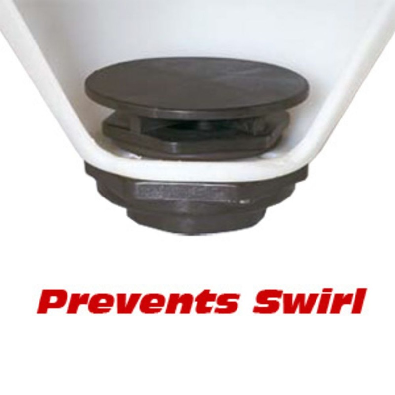 2.00 Anti Vortex Polypropylene Bulkhead Tank Fitting