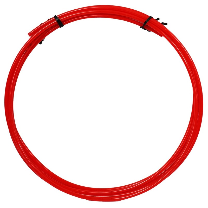 Red 12mm OD LLDPE Polyethylene Tubing