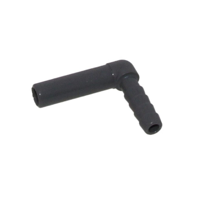 John Guest Stem Elbow Barb Connector  – 5/16 OD Stem x 1/4 ID Barb