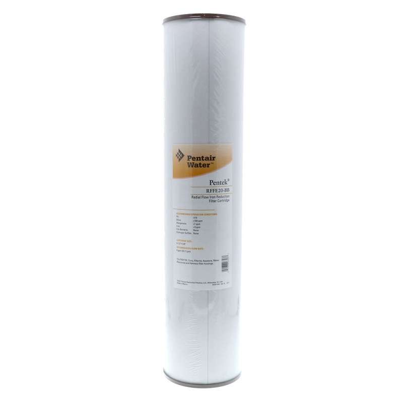 20 BB Pentek RFFE20-BB Radial Flow Iron Reduction Filter