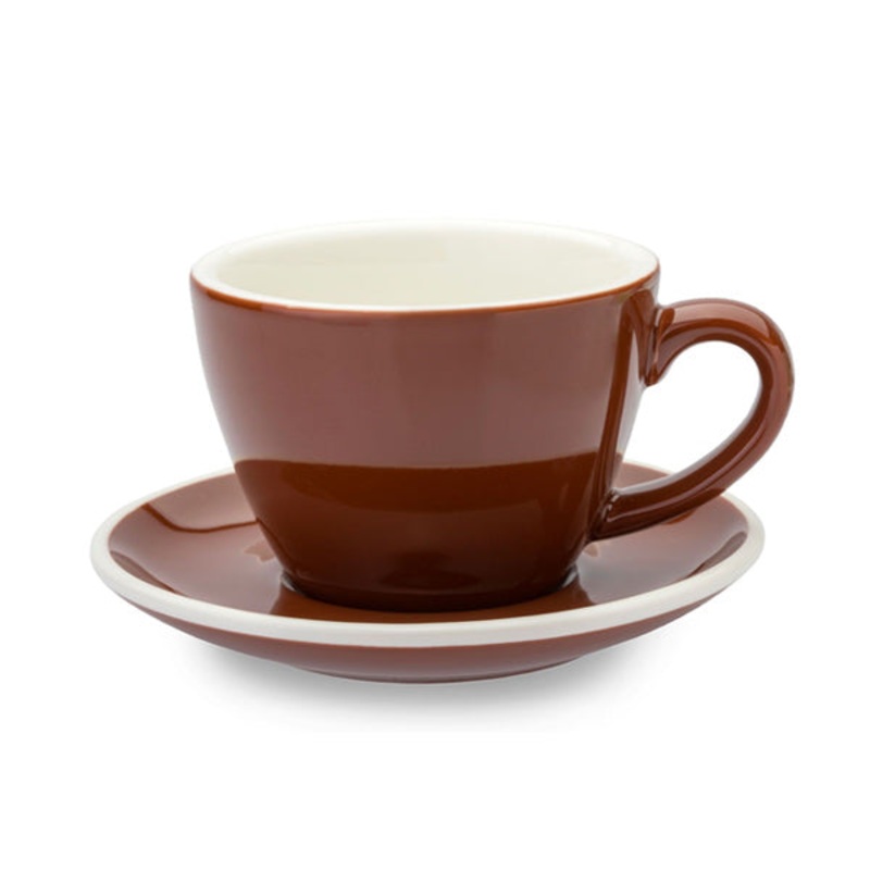 ACF Cup & Saucer 6 Set – 6oz|Red|Black|Brown|Sky Blue|White|Green|Grey|Midnight