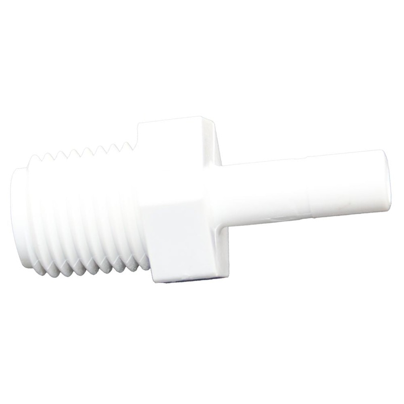NeoFit – Polypropylene Natural White Stem Adapter 1/4 Stem x 1/4 NPTF