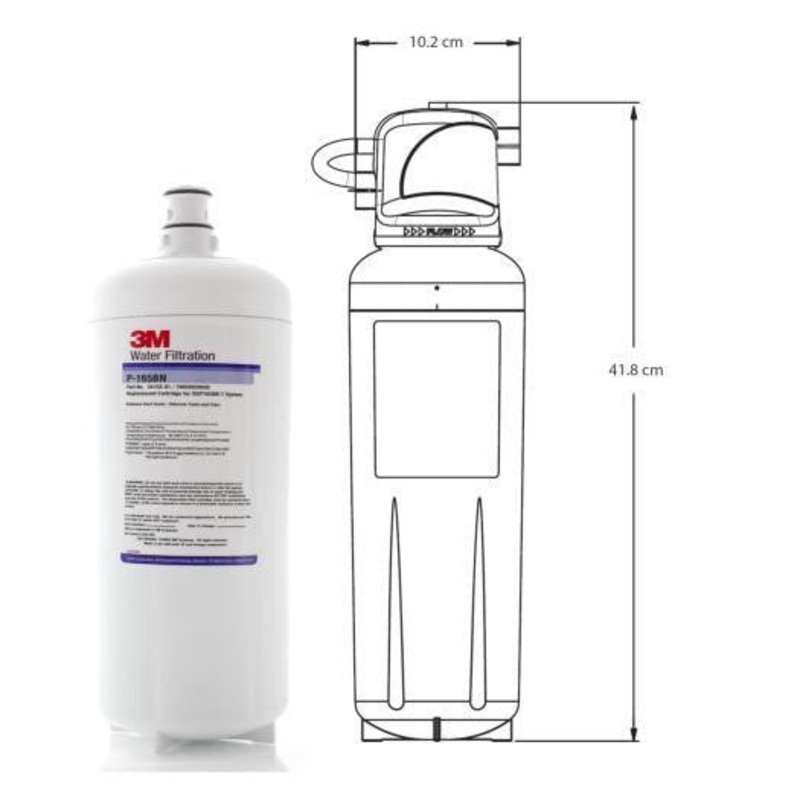 3M Replacement Water Filter, 3 Stage Softening, High Flow