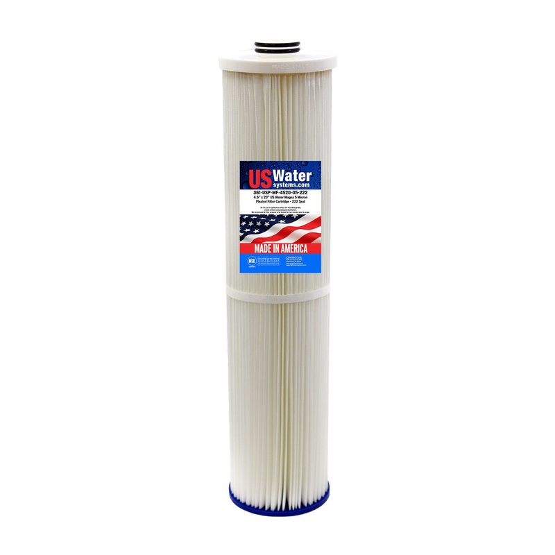 US Water Magna 4.5 x 20 5 Micron Replacement Cartridge | 222 Seal