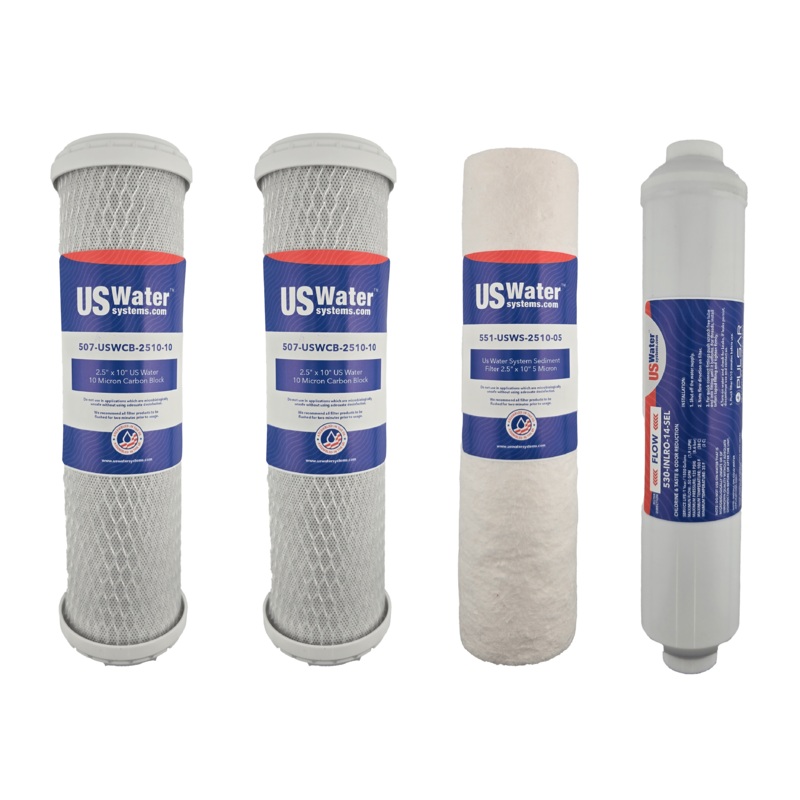 5-Stage USA Made Quantum Disinfection Reverse Osmosis Filter Pack | FP5S-USA