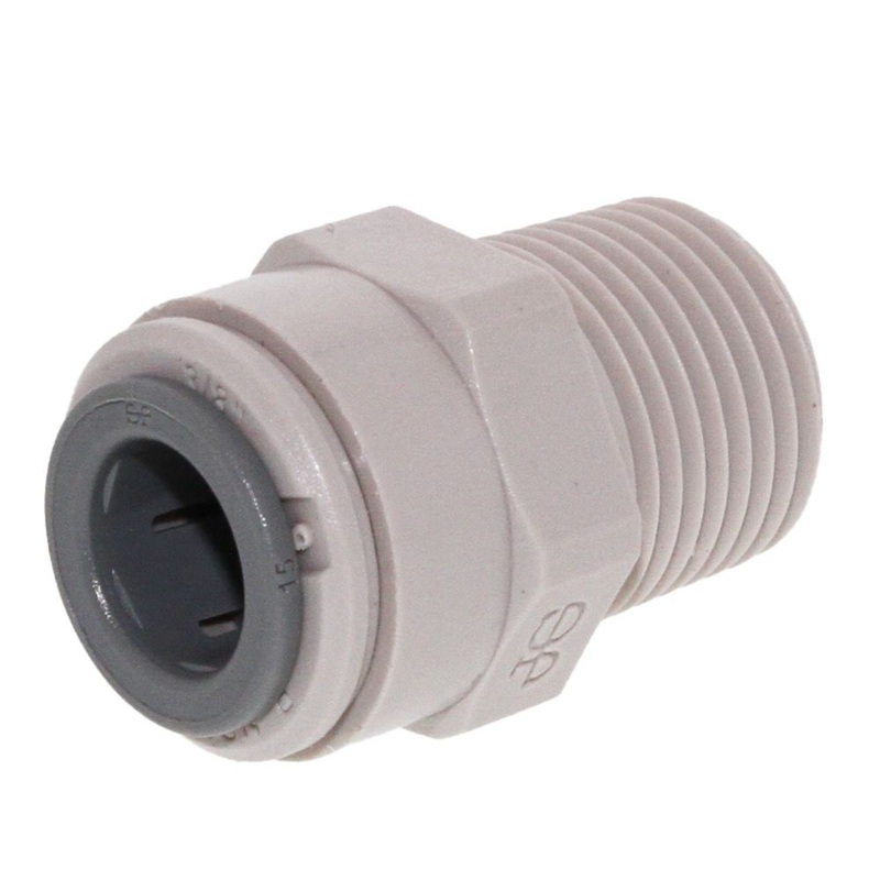 John Guest Male Connector NPTF – 3/8 x 3/8 NPTF