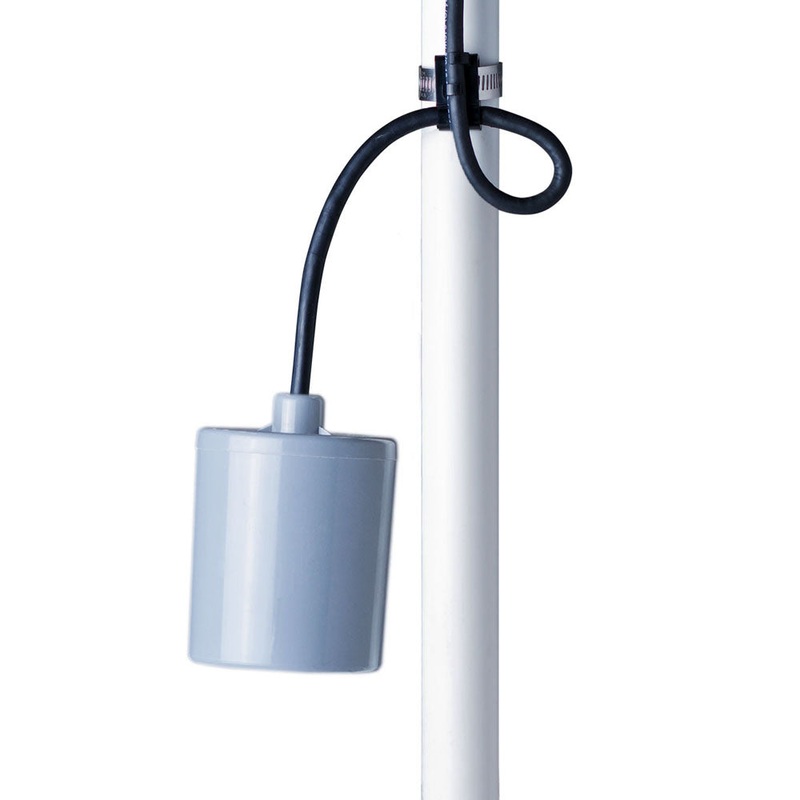 Upper Level Float Switch Pumpmaster | Reverse Osmosis Water Pump Switch – 15 ft. chord