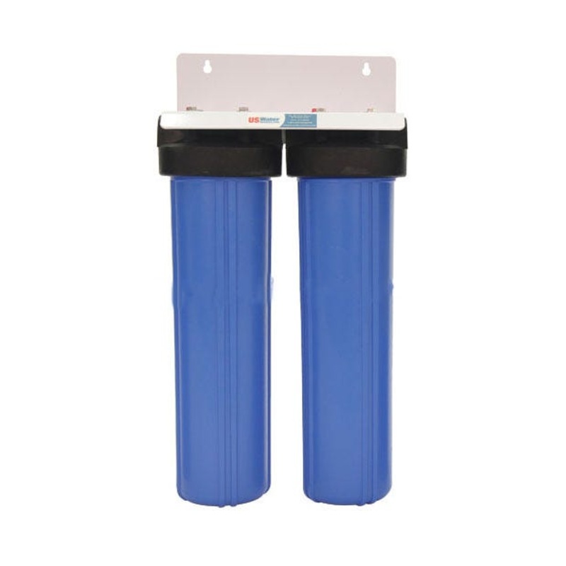 US Water System With Dual 4.5 x 20 DI Filters 1.4 GPM | 320-DI220-B