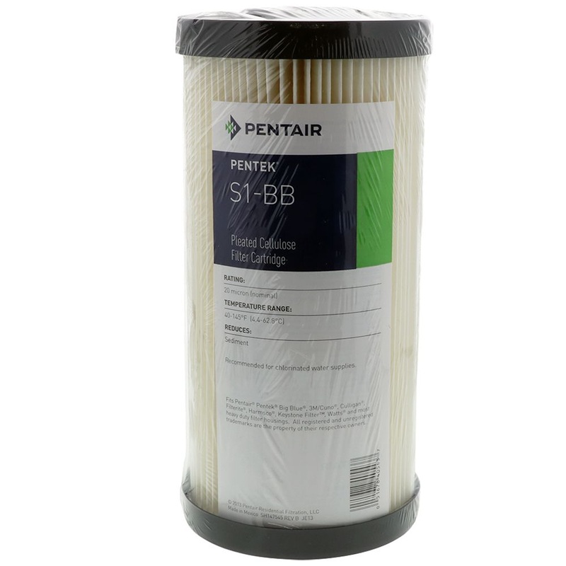 10 BB Pentek S1-BB Pleated Cellulose 20 mic Filter