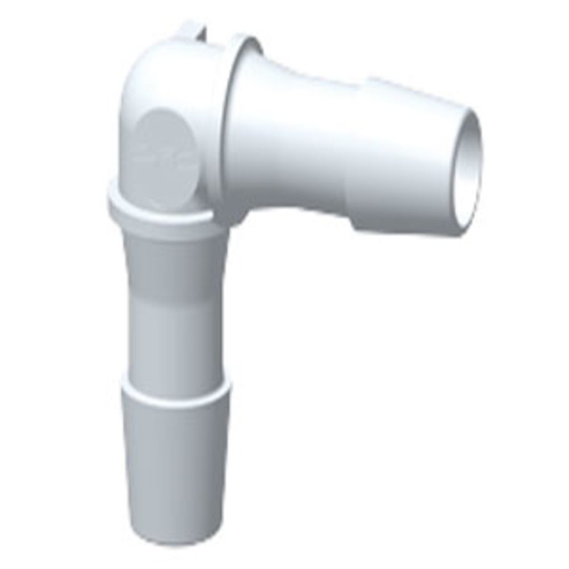 HE370 Elbow Fitting Natural PVDF 3/32 HB x 3/32