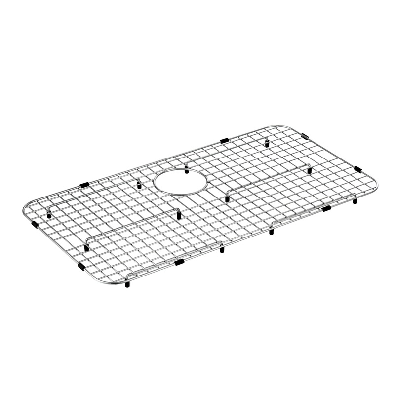 Stainless Steel Rear Drain Bottom Grid Accessory 29 x 16