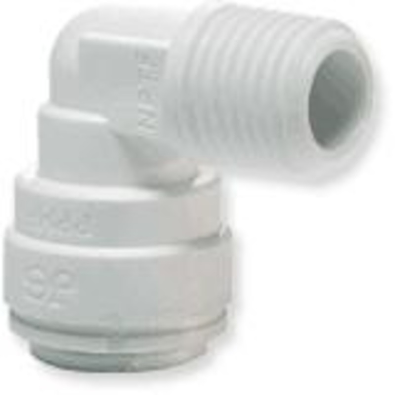 1/4 x 1/4 MPT John Guest Quick Connect Ell