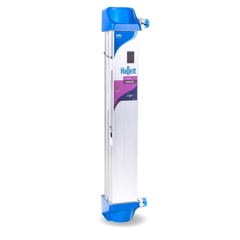 2 EPA VALIDATED HALLETT UV PURE UV FOR POTABLE WATER FLOWS UP TO 100 GPM – MODEL 1000P