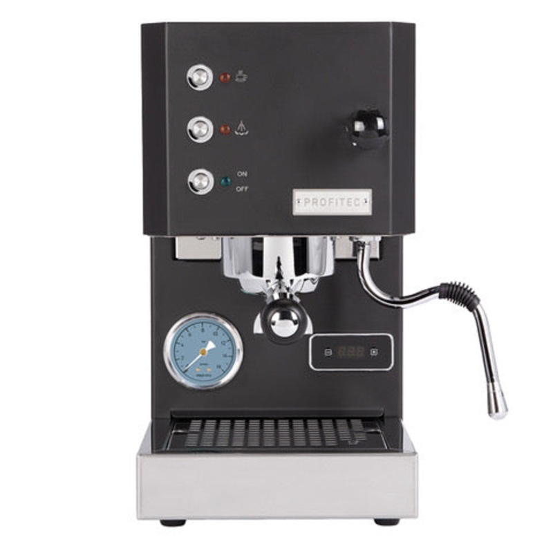 Profitec GO Coffee Machine|Black|Coral Red|Mustard Yellow|Sky Blue|Brushed Stainless Steel