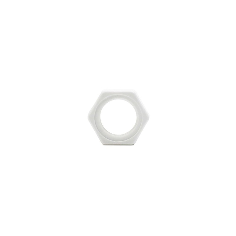 3/8 Polypropylene nut, BULKHEAD