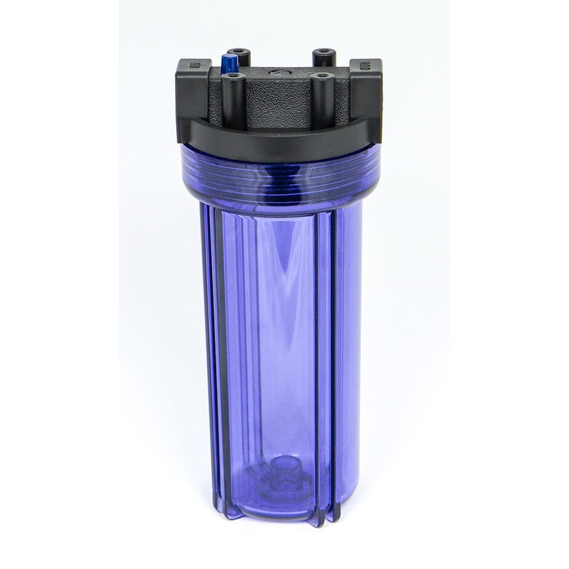 Black/Clear 2.5 x 10 US Water Filter Housing