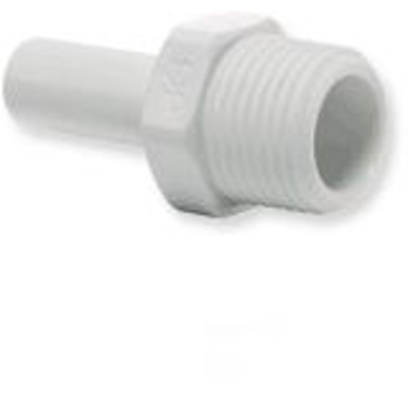 1/2 John Guest Stem x 3/8 MPT Fitting