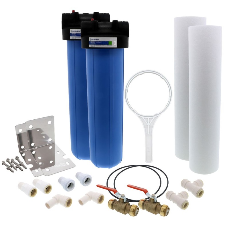20 Heavy Duty Twin Sediment Prefilter Kit – 1