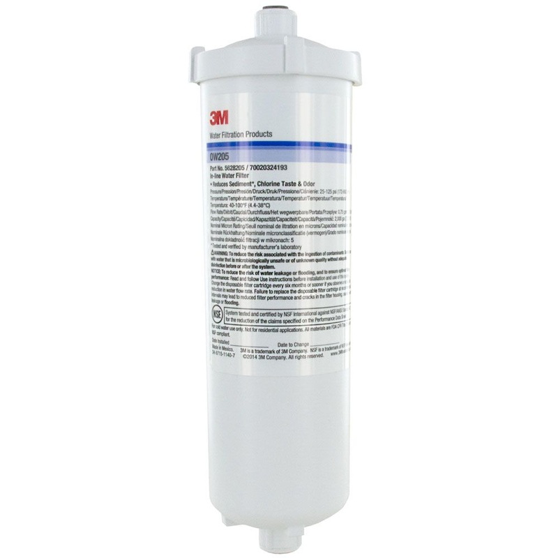 3M OW205 Inline Water Filter Cartridge 1/4 NPT – 5 mic