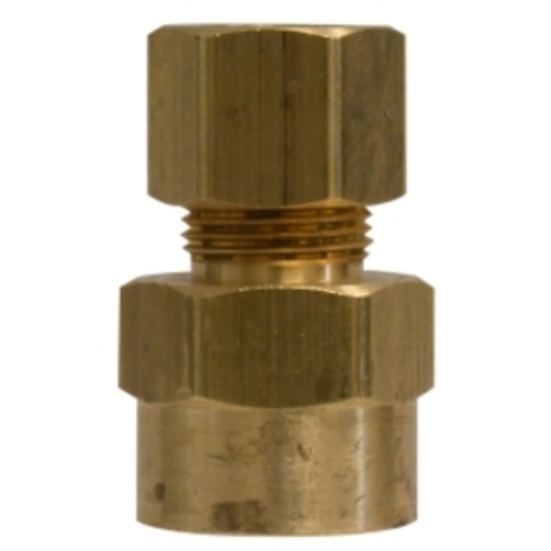 Brass 1/4 X 1/4 Compression X FIP Adapter