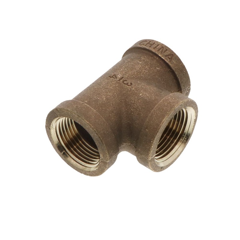 Lead-Free Brass Tee 3/4 FPT x 3/4 FPT  x 3/4 FPT