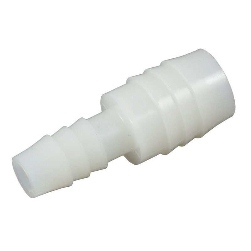 Reducer Barb Connector Natural Nylon – 5/8 ID x 3/8 ID