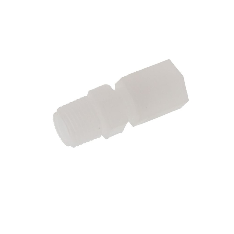 JACO 10-2-2-K-O Kynar Male Connector 1/8 OD Tube x 1/8 MPT