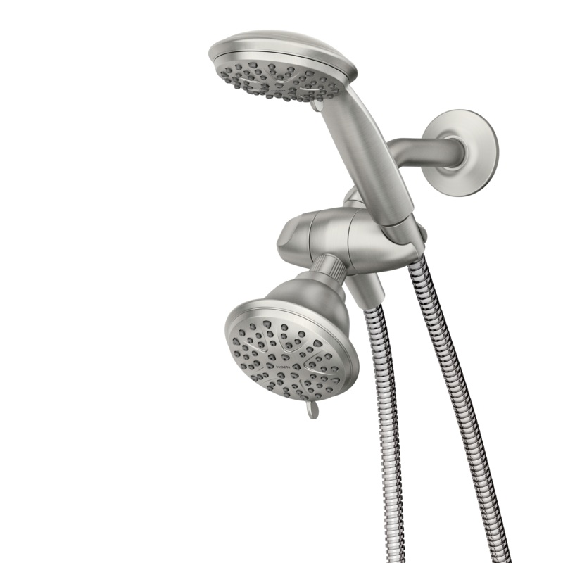 Attune Chrome eight-function 4.75 diameter spray head standard with handshower