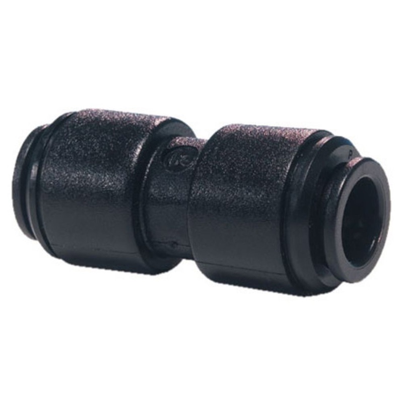 John Guest Union Connector BLACK ACETAL – 12mm