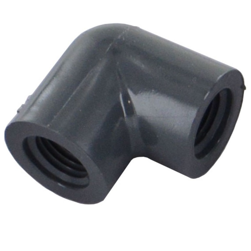 Schedule 80 PVC Elbow 1/4 FIP|Single|Box of 25