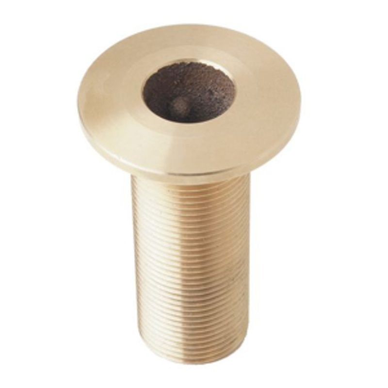 Watts Marine Bronze Thru-Hull Fitting Only Without Nut – 1/2 NPSM