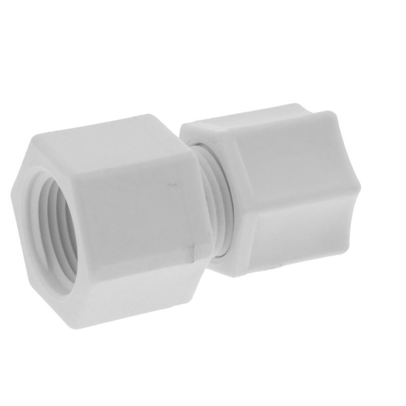 JACO 25-6-6-P-O Polypropylene Female Connector 3/8 OD Tube x 3/8 FPT