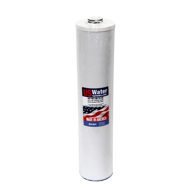 Radial Flow Carbon Filter 4.5 x 20 | Double O-Ring Seal