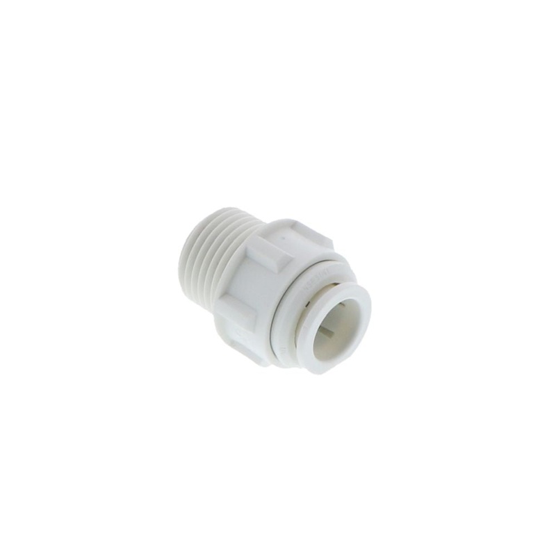 John Guest Male Connector NPTF Polypro  – 1/2 x 1/2 NPTF