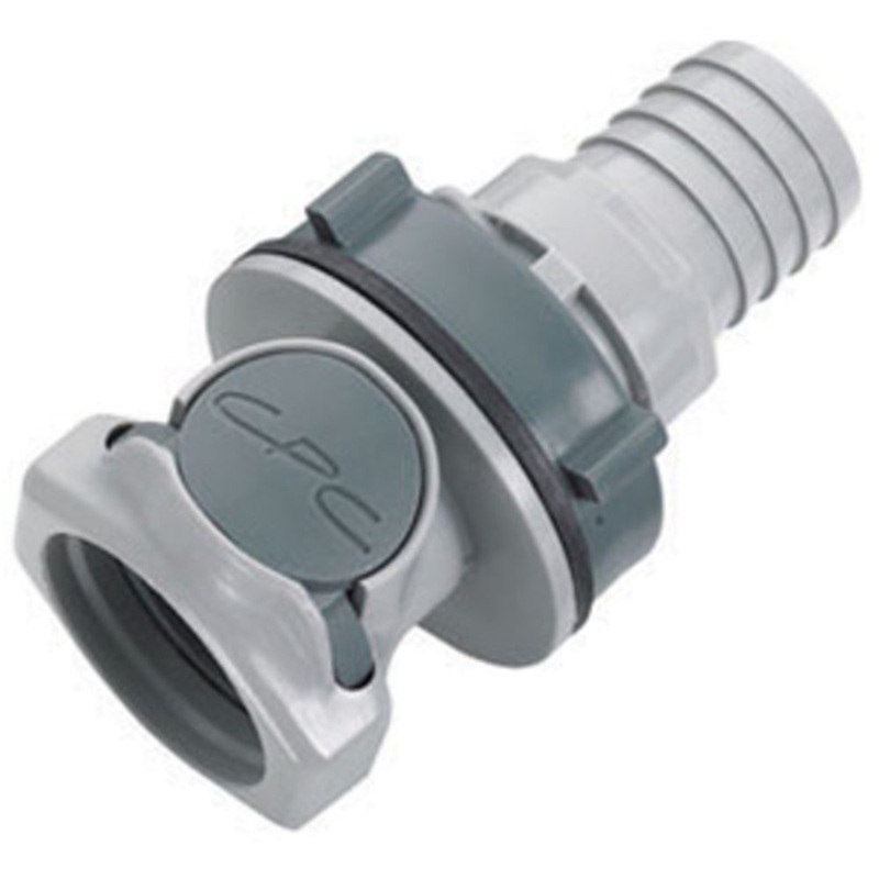 HFC161012 Panel Mount Hose Barb Coupling Body 5/8 ID Barb