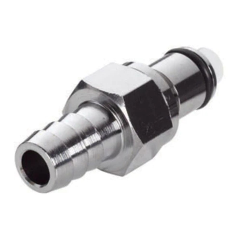 LC22006V In-Line Hose Barb Coupling Insert 3/8 ID Barb FKM Seal