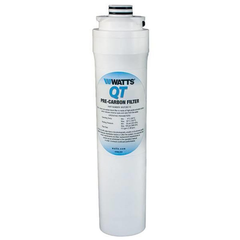 Watts QT Carbon Block Water Filter | WQTCBC-10