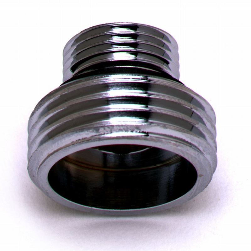T&S Brass B-GH Garden Hose Outlet Adapter, 3/4 Male Garden Hose Outlet x 3/8 NPSM Male Thread