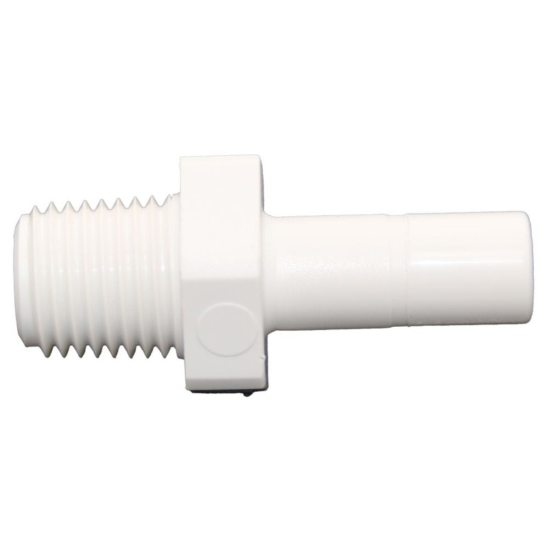 NeoFit – Polypropylene Natural White Stem Adapter 3/8 Stem x 1/4 NPTF