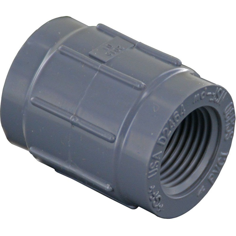 Schedule 80 PVC Coupling 1/2 FPT