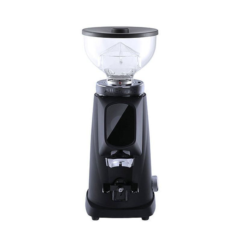 Fiorenzato All Ground Grinder|Black|White|Chrome & Wood|Chrome