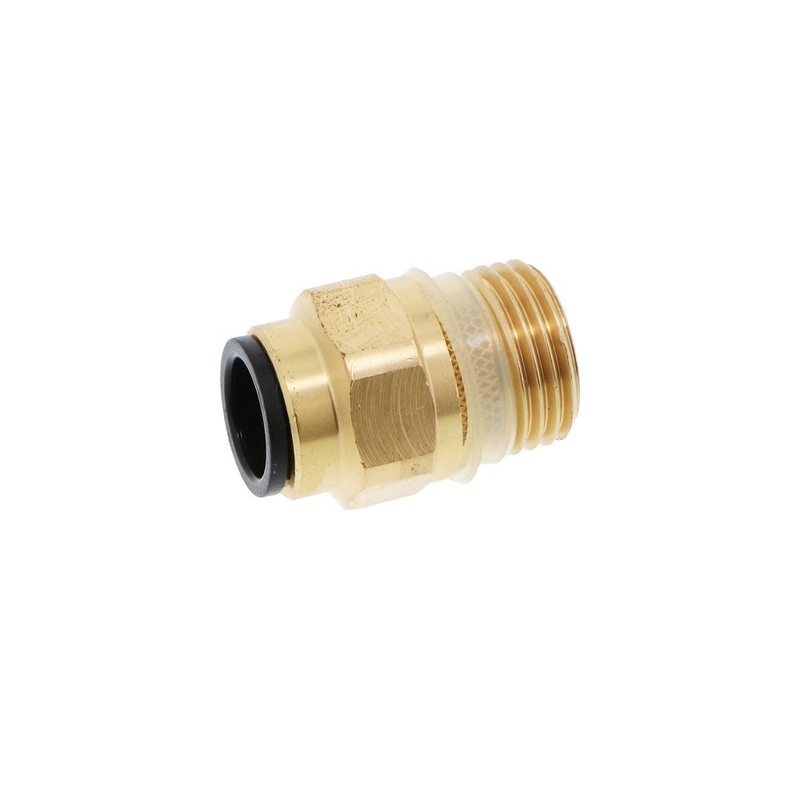 John Guest Male Straight Adaptor – 12mm x 1/2 BSP