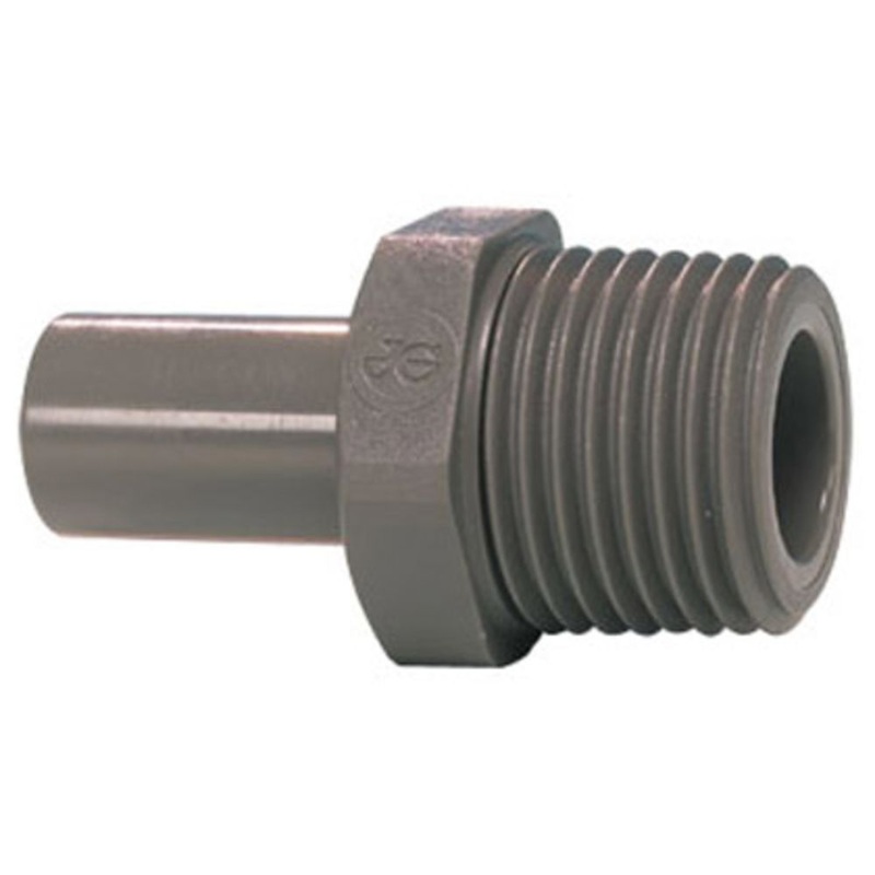 John Guest Stem Adapter BSPT – 1/4 x 1/4  BSPT