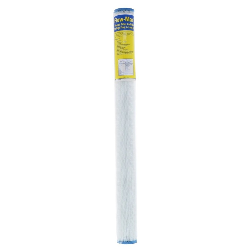 29-1/4 x 2-3/4 Flow-Max Pleated Poly – 20 mic