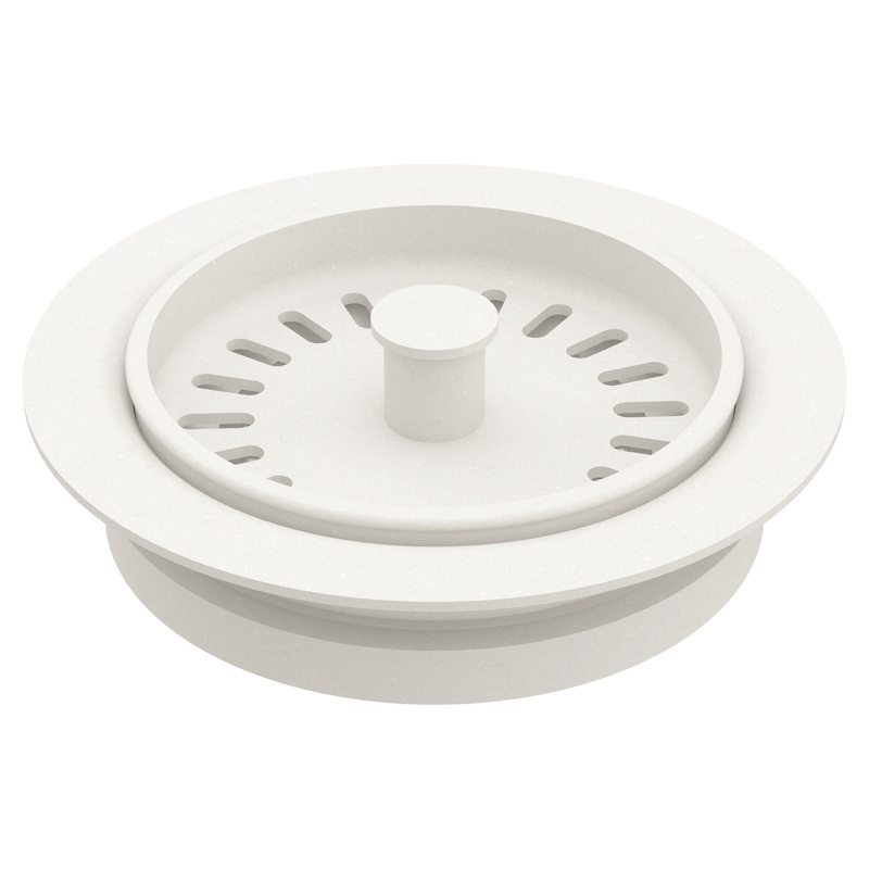 Black disposer flange|White (wood)