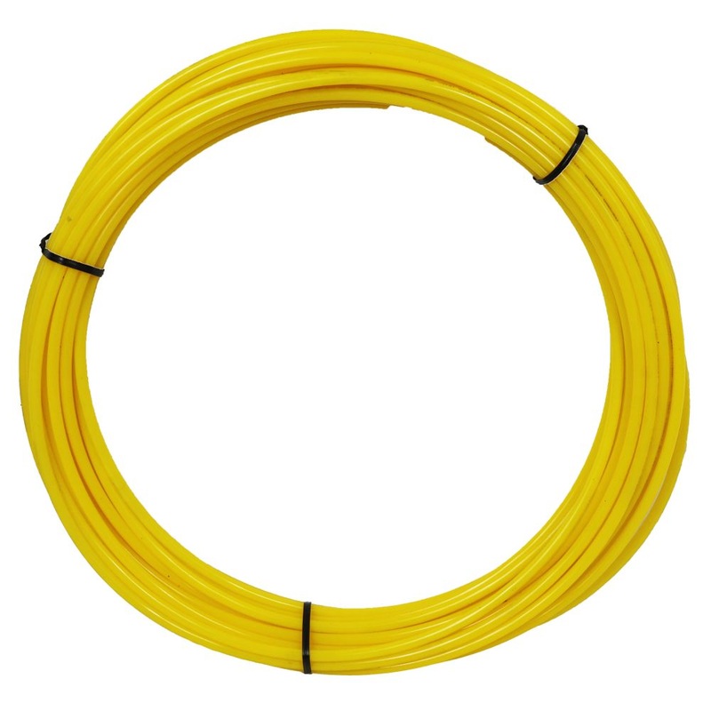 Yellow 1/4 OD LLDPE Polyethylene Tubing