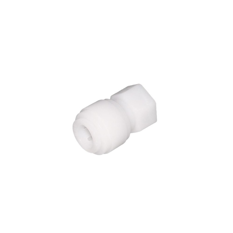 NeoFit – Acetal Natural White Female Adapter 6mm tube x 3/8 BSP(P) – Cone Type