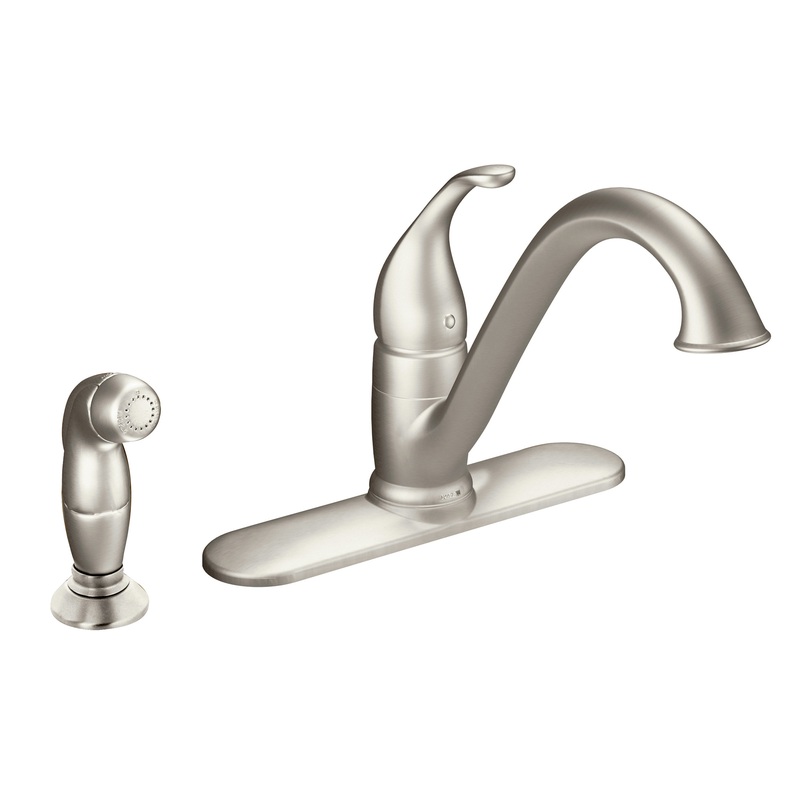 Camerist Chrome One-Handle Low Arc Kitchen Faucet