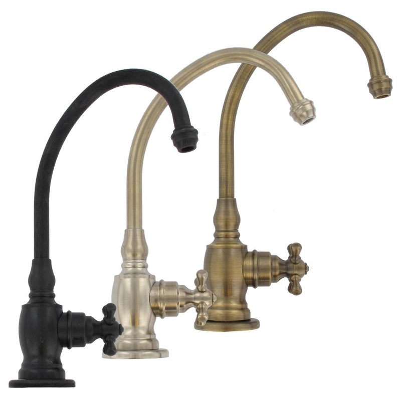 Waterstone Hampton 1250C Faucets with Cross Handle – Cold Only