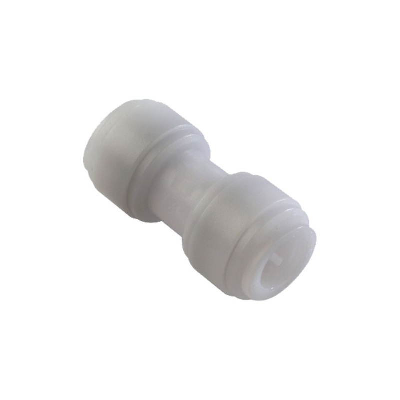 NeoFit – Acetal Natural White Union Connector 1/2 tube x 8mm (5/16) tube